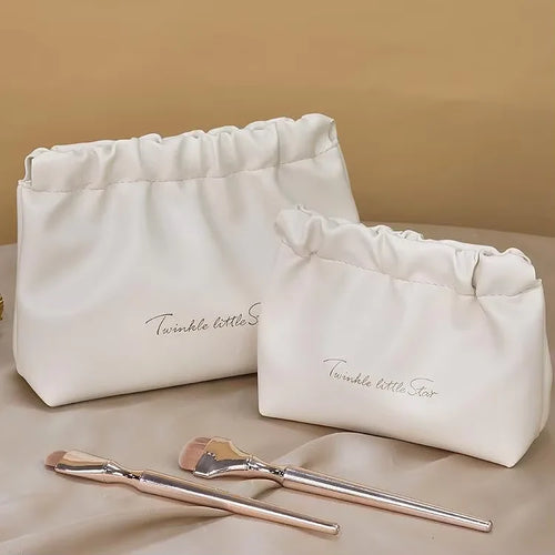 Custom PU Leather Cosmetic Bags | Open Top | 30-Day Lead