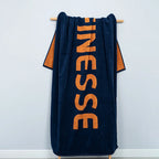 New Custom Cotton Terry Jacquard Beach Towel for Luxury Outdoor Pools