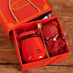 Custom Ceramic Mugs: 40 MOQ, 7-Day Lead, BPA-Free | 301-400ml Drinkware with Lid & Gift Box