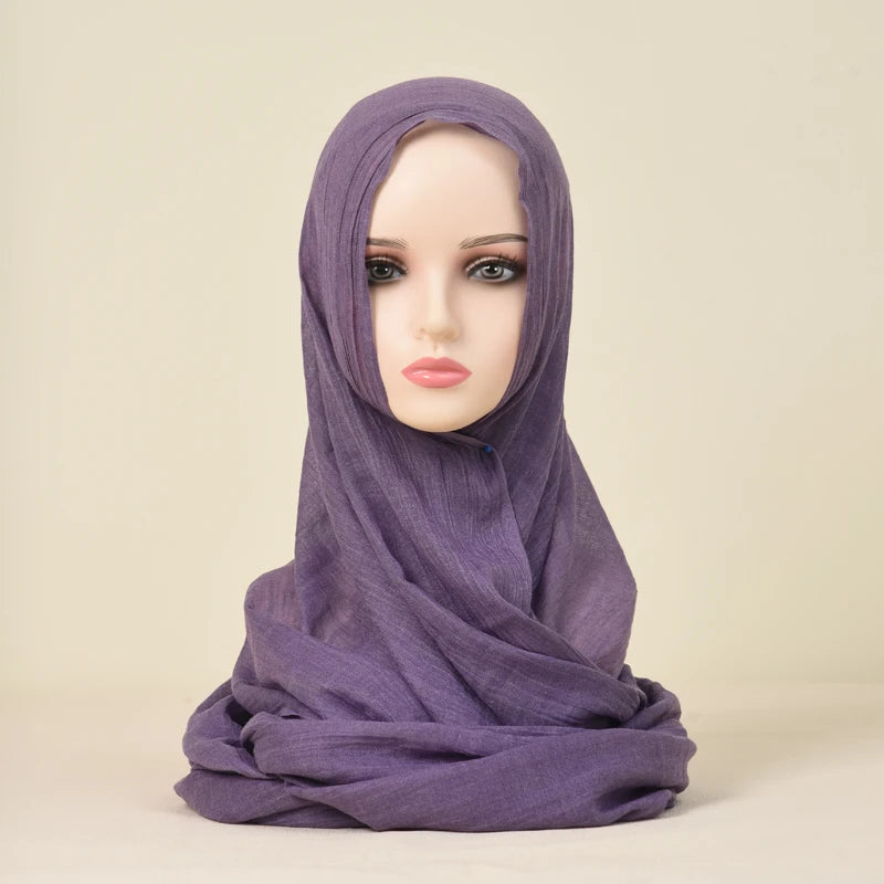 Polyester Silk Satin Hijab | 107x180cm | 24 Colors | Wholesale | Custom Packaging