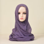 Polyester Silk Satin Hijab | 107x180cm | 24 Colors | Wholesale | Custom Packaging