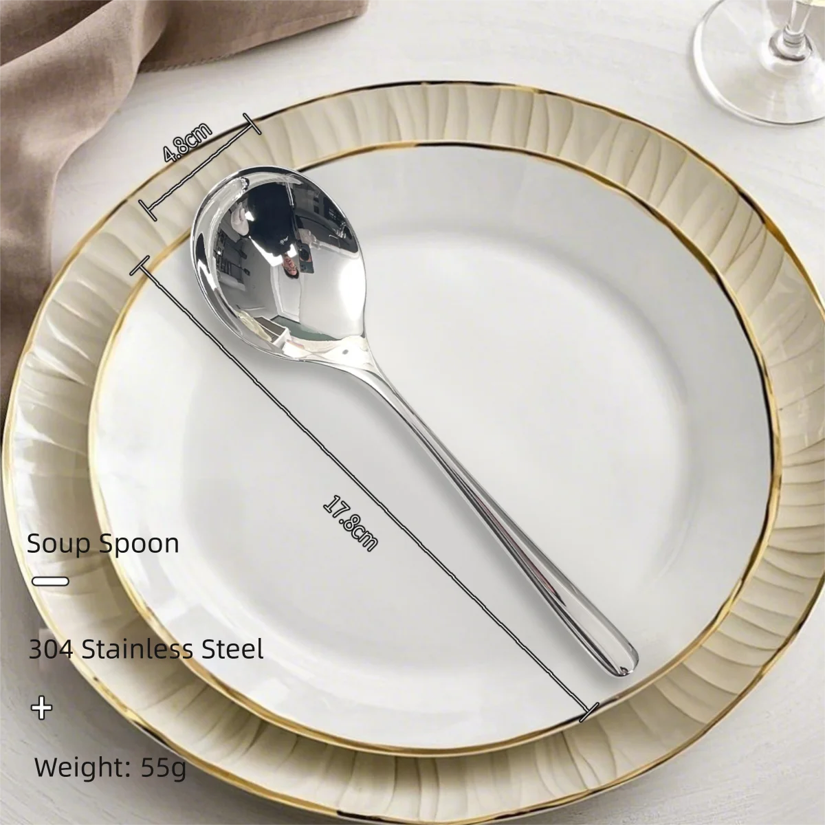 304 Stainless Steel Flatware Set | 300 MOQ | Super Mirror Polish | Custom