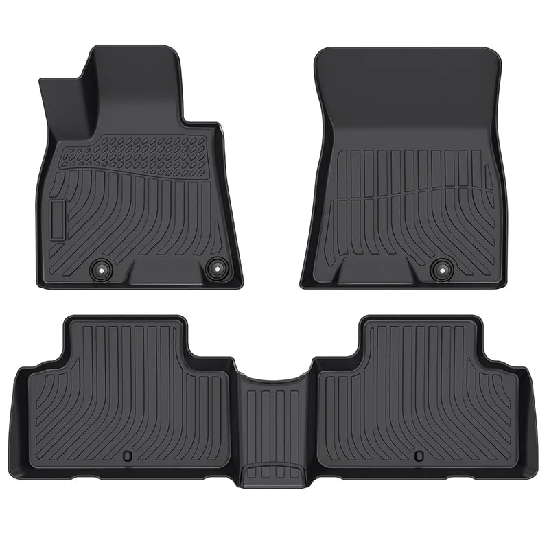 Genesis GV60 GV70 GV80 Custom Fit 3D TPE All Weather Floor Mats Full Set