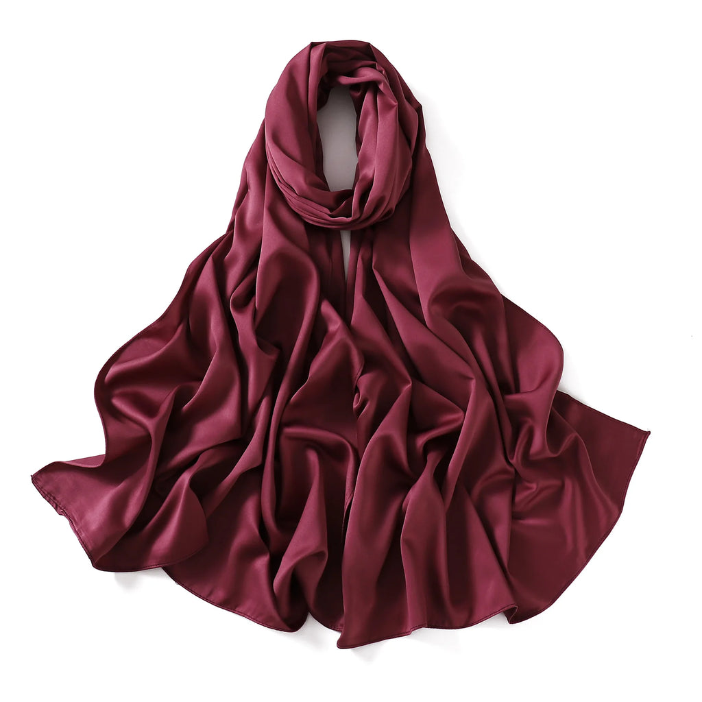 Custom Matte Satin Hijabs Wholesale | 20-Piece MOQ & 14-Day Lead Time | Eid Prayer Scarves