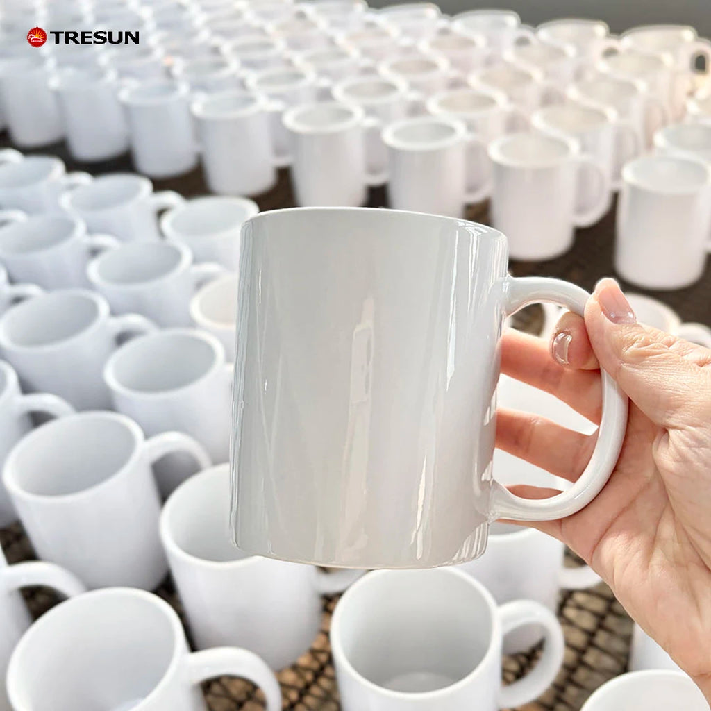 Custom Holiday Ceramic Mugs | 11oz White | 5,000 MOQ | 7-Day Lead