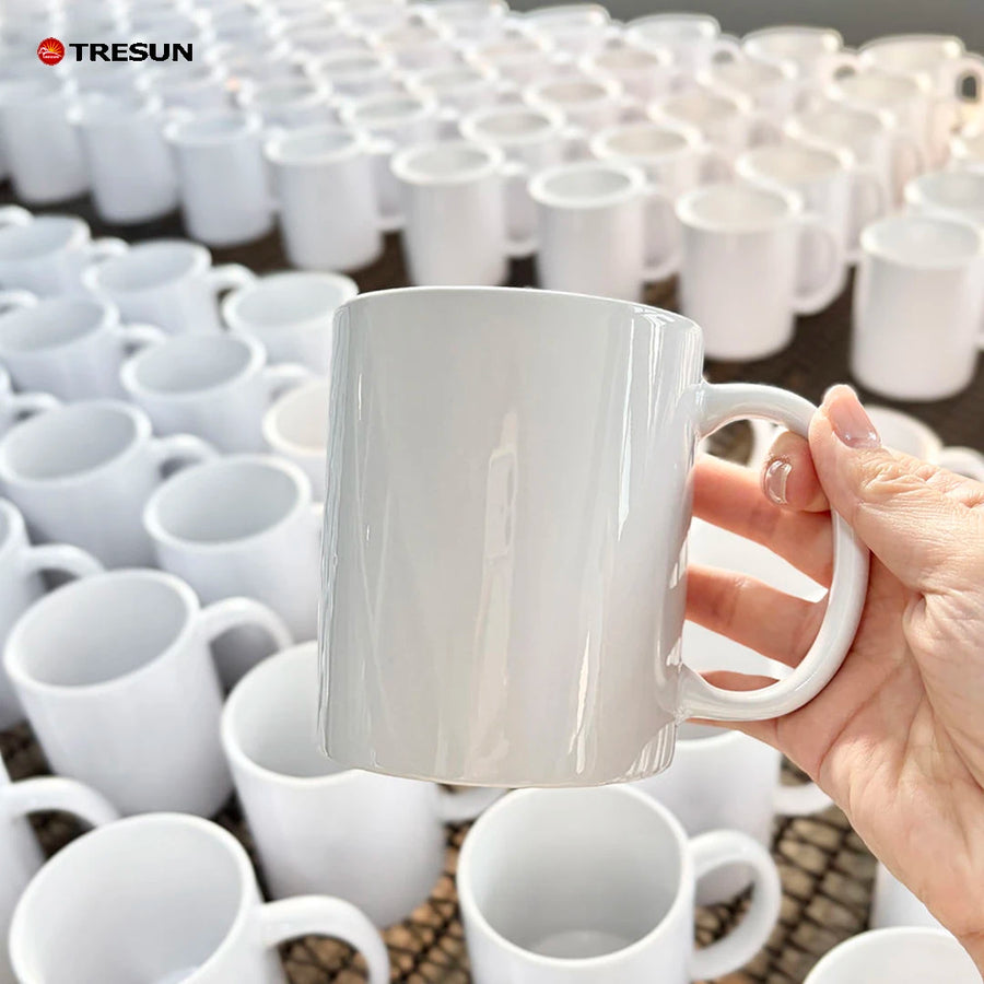 Custom Holiday Ceramic Mugs | 11oz White | 5,000 MOQ | 7-Day Lead