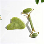 Custom Jade Gua Sha Set 100% Natural | Logo Printing | Spa Wellness