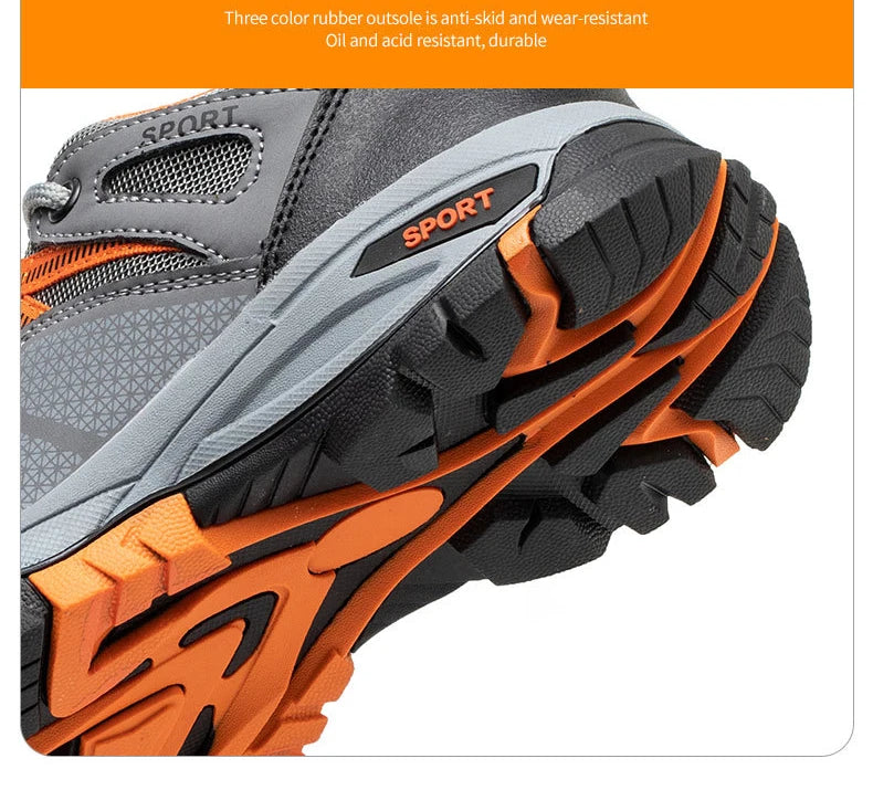 Breathable Steel Toe Work Shoes | Custom Logo MOQ 500 Pairs