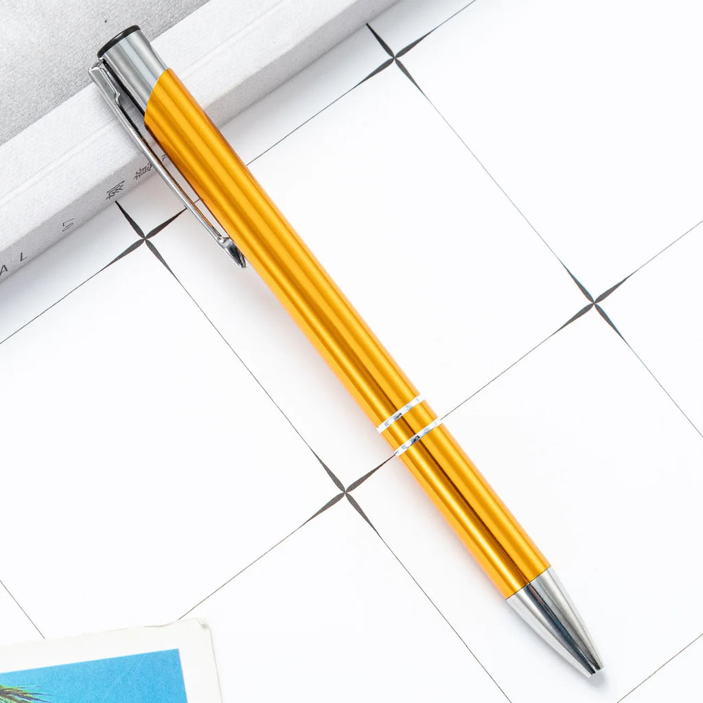 Custom Metal Pens with Laser Engraved Logo | 1,000 MOQ, Parker Refill, Bulk Promotional