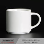 Minimalist Matte Ceramic Coffee Mug with Bamboo Lid | Customizable Logo