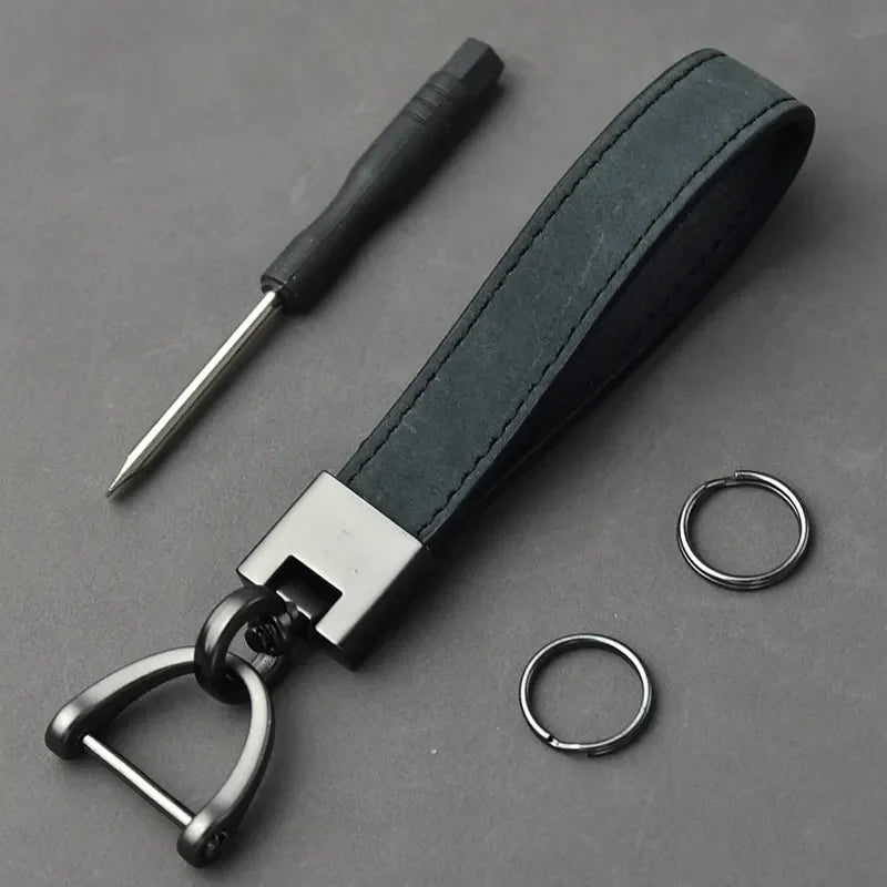 Custom Leather Keychain | Eco-Friendly | Embossed Logo | 50 MOQ | Corporate Gifts