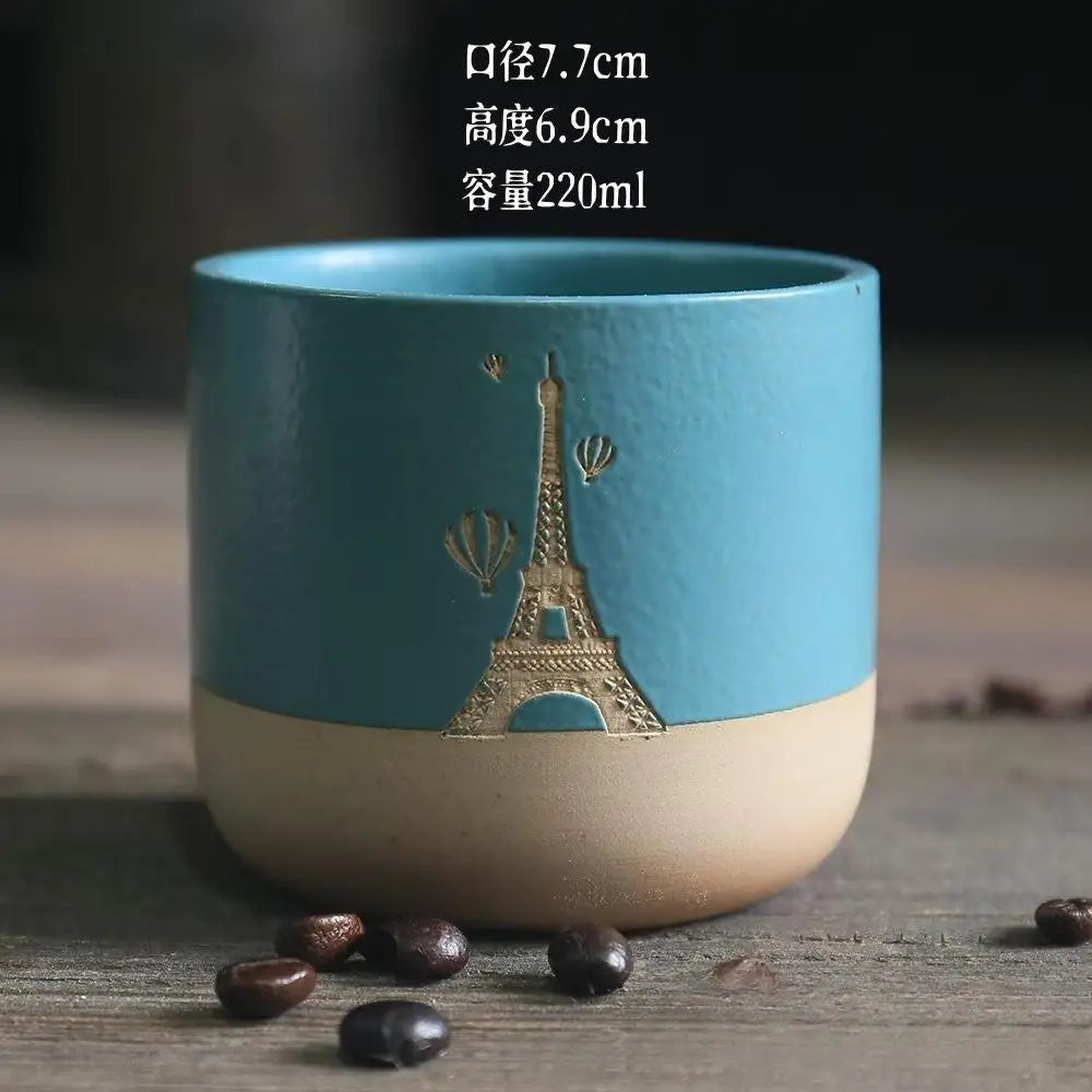 Custom Japanese Ceramic Mug | 220ml Handleless | 300 MOQ | 7-Day Lead
