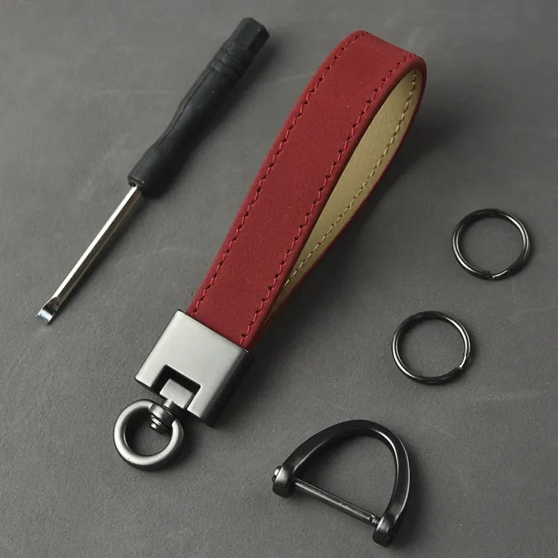 Custom Leather Keychain | Eco-Friendly | Embossed Logo | 50 MOQ | Corporate Gifts