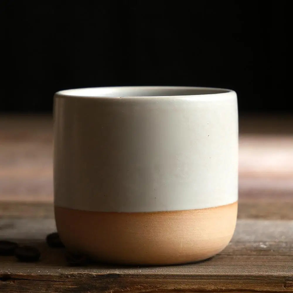Custom Japanese Ceramic Mug | 220ml Handleless | 300 MOQ | 7-Day Lead