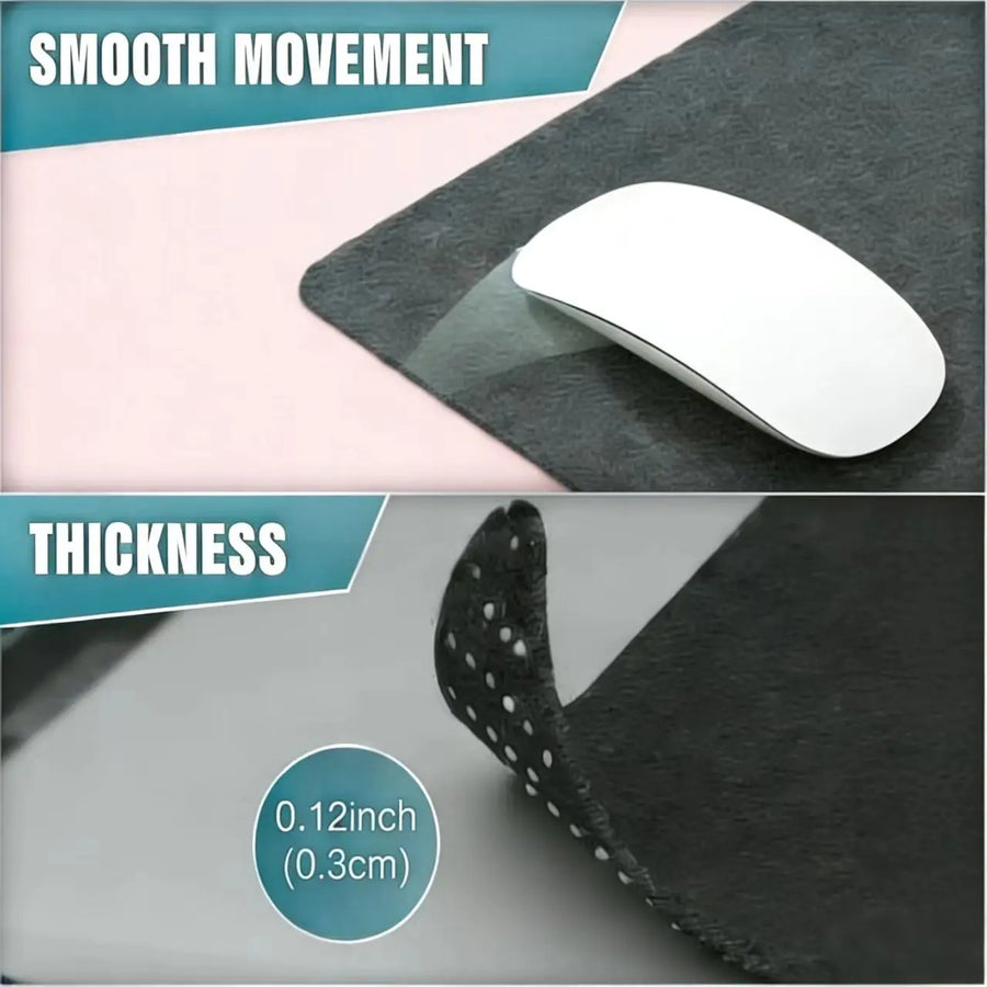 Custom Felt Desk Mats: 100 MOQ, 12-Day Lead, 2-5mm Thickness | Eco-Friendly Office Desk Pads