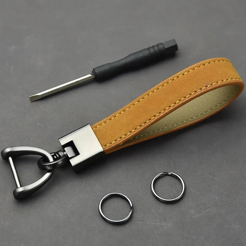 Custom Leather Keychain | Eco-Friendly | Embossed Logo | 50 MOQ | Corporate Gifts