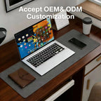 Custom Felt Desk Mats: 100 MOQ, 12-Day Lead, 2-5mm Thickness | Eco-Friendly Office Desk Pads