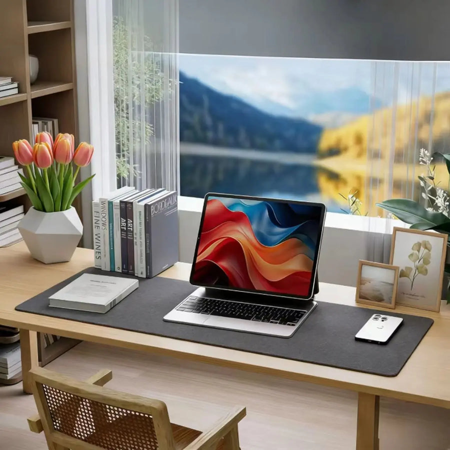Custom Felt Desk Mats: 100 MOQ, 12-Day Lead, 2-5mm Thickness | Eco-Friendly Office Desk Pads