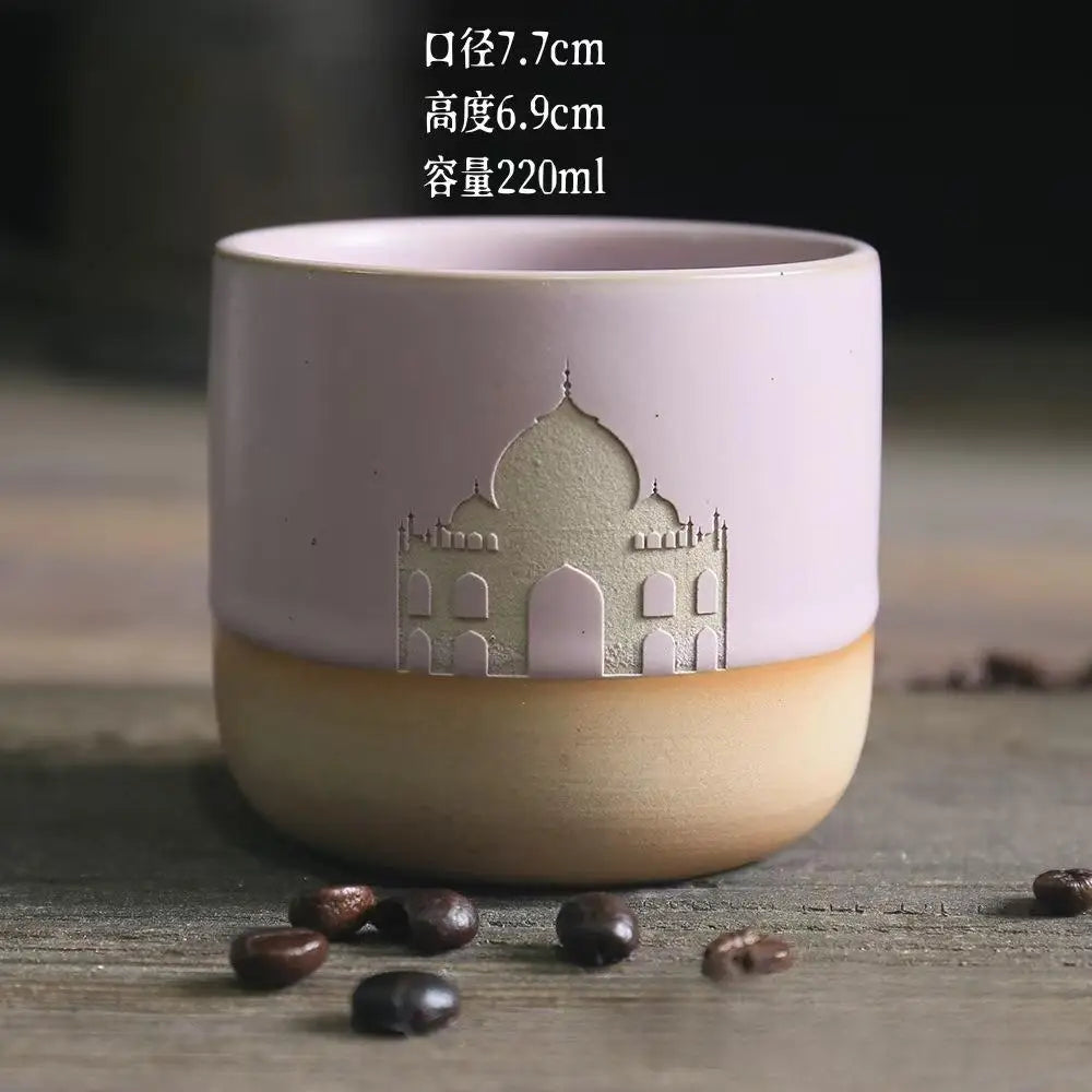 Custom Japanese Ceramic Mug | 220ml Handleless | 300 MOQ | 7-Day Lead