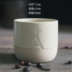 Custom Japanese Ceramic Mug | 220ml Handleless | 300 MOQ | 7-Day Lead