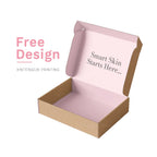 Custom Pink Corrugated Mailer Box | 200 MOQ, Free Design, Double-Sided Print