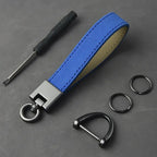 Custom Leather Keychain | Eco-Friendly | Embossed Logo | 50 MOQ | Corporate Gifts