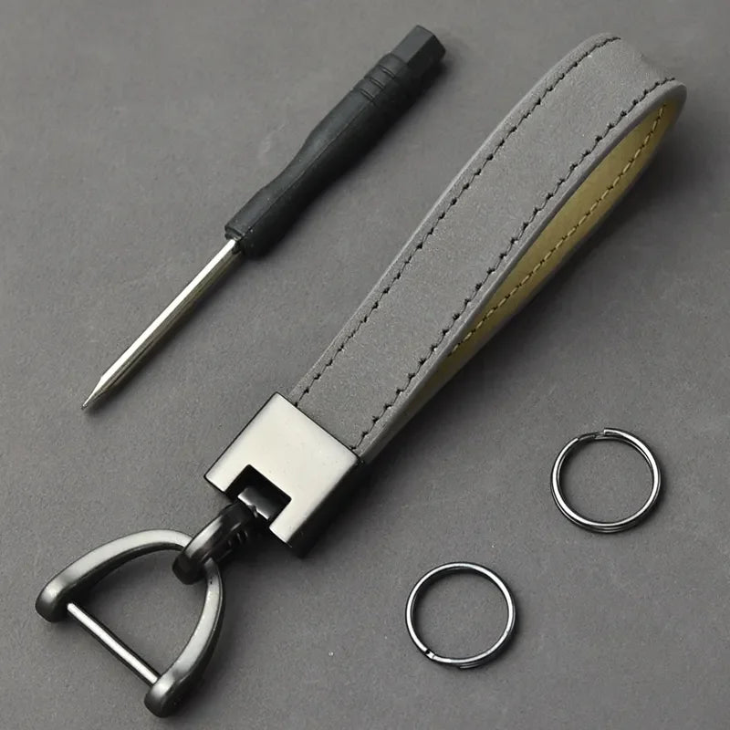 Custom Leather Keychain | Eco-Friendly | Embossed Logo | 50 MOQ | Corporate Gifts