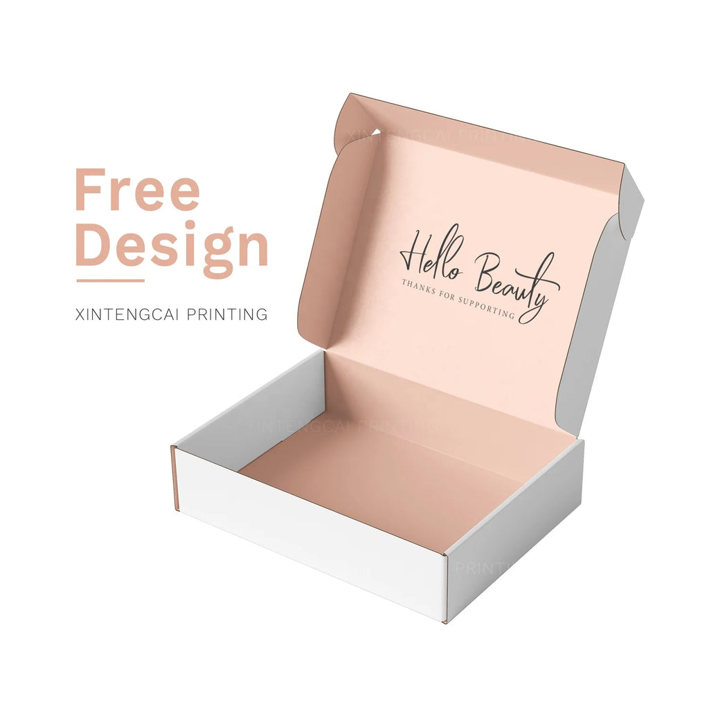 Custom Corrugated Packaging Box with Logo | 500 MOQ, Offset Print, 7 Finishing Options