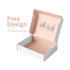 Custom Pink Corrugated Mailer Box | 200 MOQ, Free Design, Double-Sided Print
