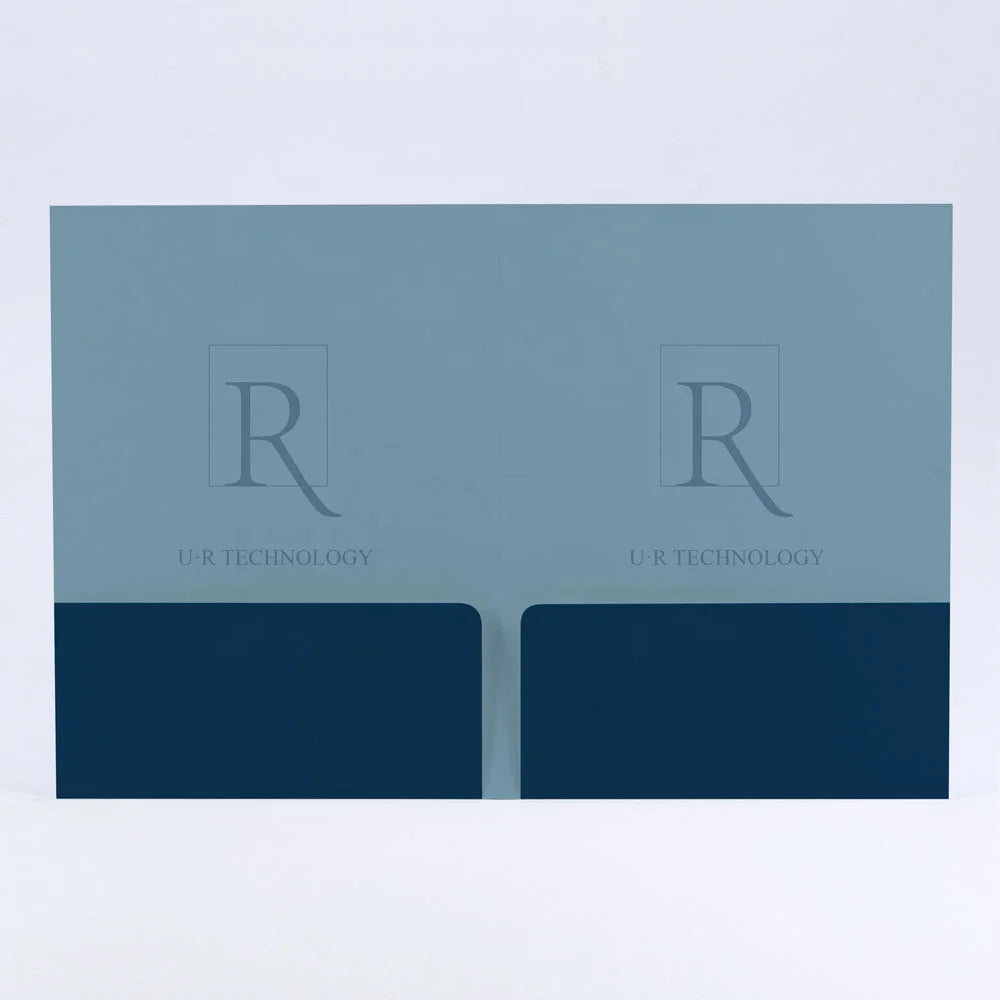 Custom A4 A5 Paper Presentation Folders 300gsm with CMYK Pantone Printing | Bulk Corporate Branding for Trade Shows & Onboarding