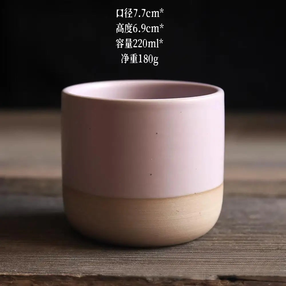 Custom Japanese Ceramic Mug | 220ml Handleless | 300 MOQ | 7-Day Lead