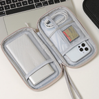 Custom 600D Oxford Cable Organizer Bag with Logo | Bulk 100pc MOQ for Conference Giveaways & Employee Kits