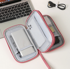 Custom 600D Oxford Cable Organizer Bag with Logo | Bulk 100pc MOQ for Conference Giveaways & Employee Kits