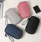Custom 600D Oxford Cable Organizer Bag with Logo | Bulk 100pc MOQ for Conference Giveaways & Employee Kits