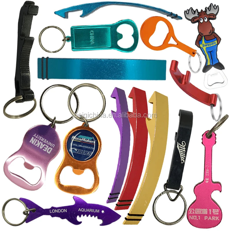 Custom Metal Bottle Openers with Logo | No MOQ Promotional Giveaway