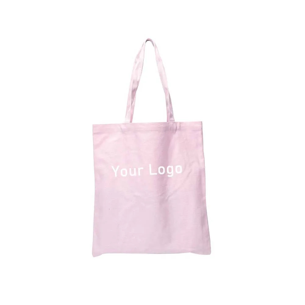 Custom Cotton Canvas Tote Bags with Logo | MOQ 100 Pcs