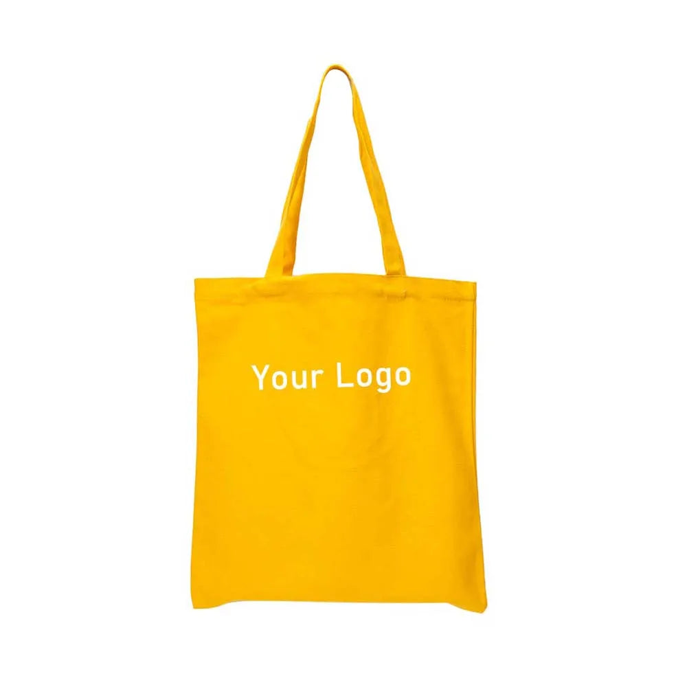 Custom Cotton Canvas Tote Bags with Logo | MOQ 100 Pcs